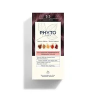 Farby do włosów i szampony koloryzujące - Phyto phytocolor 5.5 JASNY MAHONIOWY BRĄZ farba pielęgnacyjna do włosów z pigmentami roślinnymi - miniaturka - grafika 1