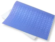 Opakowania i torebki na prezenty - Papier ozdobny brokatowy 140g 40x60cm niebieski 5a - miniaturka - grafika 1