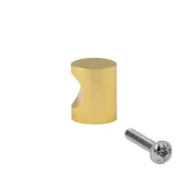 Wieszaki i stojaki - Gałka Meblowa Uchwyt Do Mebli Złota Połysk 20Mm - miniaturka - grafika 1