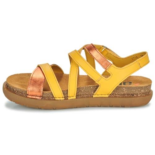 ART 1714 Rhodes, Sandały damskie, Nappa Yellow Orange, 41 EU