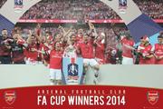 Plakaty - GBeye Arsenal FA Cup Winners 13/14 Plakat SP1087 - miniaturka - grafika 1