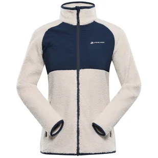 Bluza damska Alpine Pro Ferada 2 Rozmiar: M / Kolor: biały/niebieski - Bluzy sportowe damskie - miniaturka - grafika 1