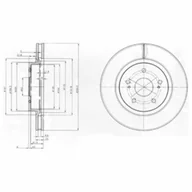 Tarcze hamulcowe - Tarcza hamulcowa DELPHI BG4131 - miniaturka - grafika 1
