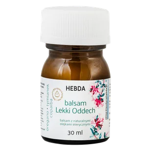 Hebda, balsam Lekki Oddech, 30 ml - Przeziębienie i grypa - miniaturka - grafika 1