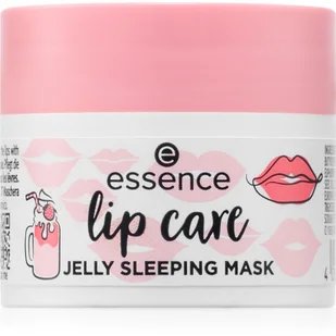 Essence Lip Care Jelly Sleeping Mask nocna maska do ust 02 Strawberry Milkshake 8g - Balsamy do ust - miniaturka - grafika 1
