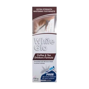 WHITE GLO Coffee and Tea 100ml. / 150g. - Wybielanie zębów - miniaturka - grafika 4