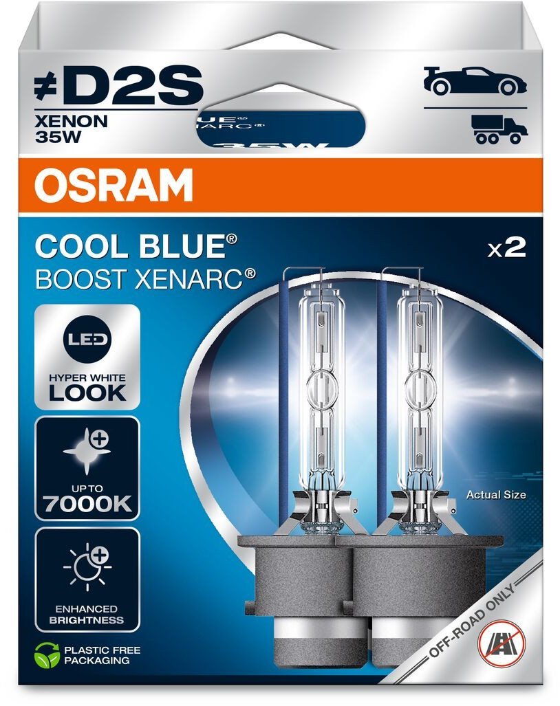 Żarówka Zestaw 2szt. D2S 85V 35W P32D-2 bez homologacji drogowej Cool Blue Boost 7000K