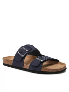 Geox Klapki U Sandal Ghita B U159VB 00032 C4002 Granatowy - Klapki i japonki męskie - miniaturka - grafika 1