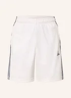 Spodenki damskie - Adidas Originals Szorty Mesh Stripe beige - miniaturka - grafika 1