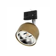 Akcesoria do oświetlenia - Epistar TK Lighting Tracer spot 1-punktowy do szyny 3-fazowej czarny/złoty 6055 - miniaturka - grafika 1