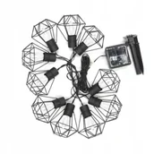 Lampy ogrodowe - Volteno Lampka solarowa wisząca hang /girlanda - miniaturka - grafika 1