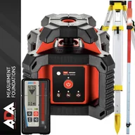 Sprzęt geodezyjny - Niwelator laserowy ADA 400HV R z Detektorem milimetrowym Androtec Statyw aluminiowy 1,6m Leica Łata niwelacyjna 5m SurvGeo - miniaturka - grafika 1