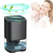 Oczyszczacze powietrza - 2 w 1 Cichy Osuszacz Powietrza, Przenośny Osuszacz Powietrza i Oczyszczacz Powietrza - miniaturka - grafika 1