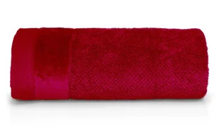 Ręcznik Vito 100x150 czerwony frotte bawełniany 550 g/m2 - Ręczniki - miniaturka - grafika 1