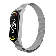 Akcesoria do smartwatchy - TEMU Etui + Pasek ze stali Milanese dla Xiaomi /6/5/4/3 Pasek dla Kobiet/Mężczyzn, Trwałe Etui + Pasek w Jednym Metalowy Magnetyczny Bransoletka - miniaturka - grafika 1