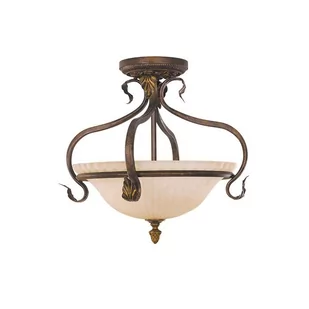 Elstead Lighting Sonoma Valley 3Lt Semi-Flush FE/SONOMAVAL/SF Elstead Lampa sufitowa stylowa FE/SONOMAVAL/SF) - Lampy sufitowe - miniaturka - grafika 1