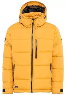 camel active Męska kurtka pikowana basic, zimowa, żółty, 28 - Kurtki męskie - miniaturka - grafika 1