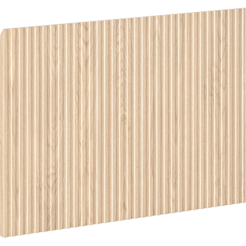 Mexen Rivel front ryflowany do korpusu szafki łazienkowej 60 x 43,5 cm, dąb - 91A20-0600-470-1-81