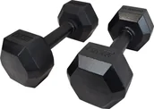 Hantle i ciężarki - Hantle żeliwne Hex hexagonalne Kawmet 2x10kg - miniaturka - grafika 1