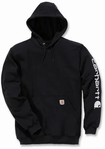 Bluza Carhartt Mid Signature Sleeve Logo Black - Bluzy męskie - miniaturka - grafika 1