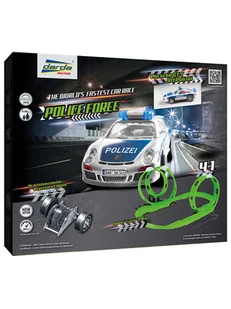 SiMM SPIELWAREN Zestaw wyścigowy "Police Force" - 5+ - Pociągi dla dzieci - miniaturka - grafika 1