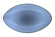 Talerze - Revol EQUINOXE Talerz owalny 35x22,3 cm, niebieski Cirrus Blue - miniaturka - grafika 1
