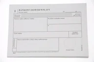 Druki akcydensowe - Papirus DRUK BANKOWY DOWOD WPLATY 4SKL A6/60K PIR 43227 31481-uniw - miniaturka - grafika 1