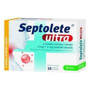 Przeziębienie i grypa - KRKA Septolete Ultra o smaku cytryny i miodu - 16pastyl. - miniaturka - grafika 1