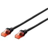 Patchcordy - Digitus Kabel Lan 0.5m Sieciowy Patchcord kat.6 - miniaturka - grafika 1