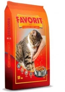 Favorit Wołowina Drób Ryba 15 kg - Sucha karma dla kotów - miniaturka - grafika 1