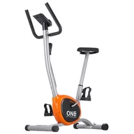 Rowery treningowe - ONE FITNESS RW3011 Srebrno-pomarańczowy - miniaturka - grafika 1