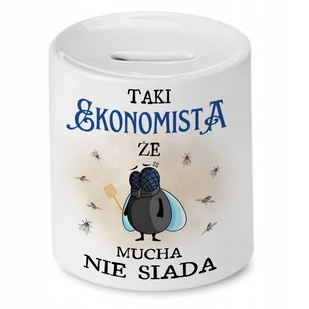 Skarbonka Dla Ekonomisty na Urodziny na Prezent z Nadrukiem ze Zdjęciem - Skarbonki - miniaturka - grafika 1