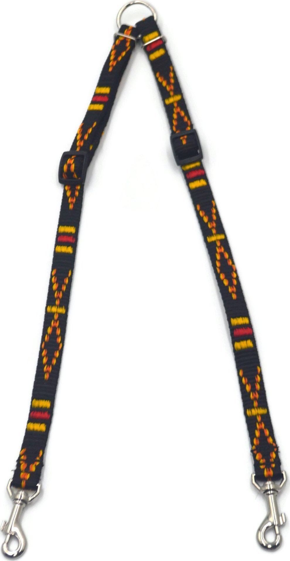 Alizoo Regulowany rozdzielacz, dwójnik smyczy dla psa 15mm/40-60cm - ALIZOO