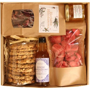 Kosz prezentowy Prezent na urodziny dla kobiety mężczyzny Podziękowanie 40 - Herbata - miniaturka - grafika 1