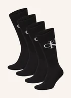 Skarpetki damskie - Calvin Klein Skarpety, 4 Pary schwarz - miniaturka - grafika 1