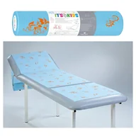 Kosmetyczne akcesoria jednorazowe - Podkład dla dzieci na rolce 50cm x 50cm niebieski podfoliowany 54g Its4kids 80szt - miniaturka - grafika 1
