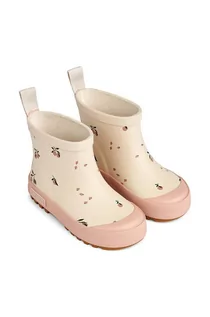Buty dla dziewczynek - Liewood kalosze dziecięce Tekla Printed Rainboot kolor różowy - grafika 1