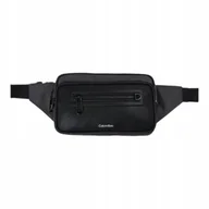 Nerki - Calvin Klein Saszetka Nerka Ck Elevated Waistbag Czarno/popielata - miniaturka - grafika 1