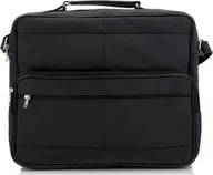 Teczki i aktówki - Belveder Czarna Torba do Pracy Męska Skórzana Nord71 - miniaturka - grafika 1