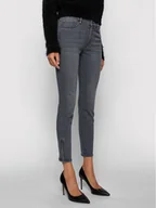 Spodnie damskie - Boss Jeansy Skinny Fit Crop 2.0 Street 50441191 Szary Skinny Fit - miniaturka - grafika 1
