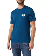 Koszulki męskie - dockers Męski T-shirt z logo, Poseidon Blue + Wing & Anchor logo, XL - miniaturka - grafika 1