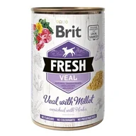 Mokra karma dla psów - Brit FRESH VEAL&amp;MILLET 400G - miniaturka - grafika 1