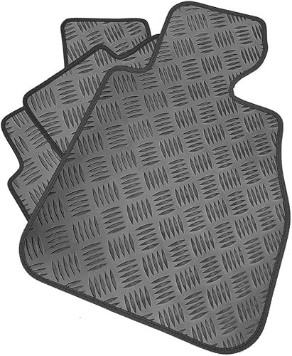 Gumowe dywaniki samochodowe, zestaw kompatybilny/zamiennik do Audi TT (rok produkcji 2006-2014), dopasowane maty, wytrzymałe, wodoodporne, antypoślizgowe