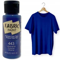 Zabawki kreatywne - Farba do tkanin Jasnych i Ciemnych Niebieska Aureo 59ml - miniaturka - grafika 1