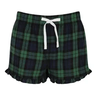 Piżamy damskie - Spodenki Do Spania Dół Od Piżamy Szorty W Kratkę Zielone L - miniaturka - grafika 1