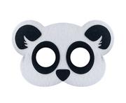 Dodatki do strojów karnawałowych - Maska filcowa panda - miniaturka - grafika 1
