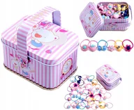 Ozdoby do włosów - edibazzar, Zestaw Gumek Do Włosów Dziewczynki Dziecka, 40 Szt. - miniaturka - grafika 1