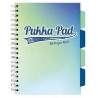 Zeszyty szkolne - Pukka Project Book Seafoam B5 kratka 100 kartek 3 szt. - miniaturka - grafika 1