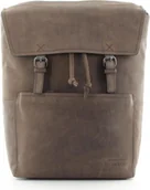 Plecaki - Strellson Uni Plecak Turnbike Rindsleder Darkbrown - miniaturka - grafika 1