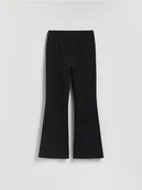 Spodnie damskie - Reserved - Spodnie z wiskozą - czarny - miniaturka - grafika 1